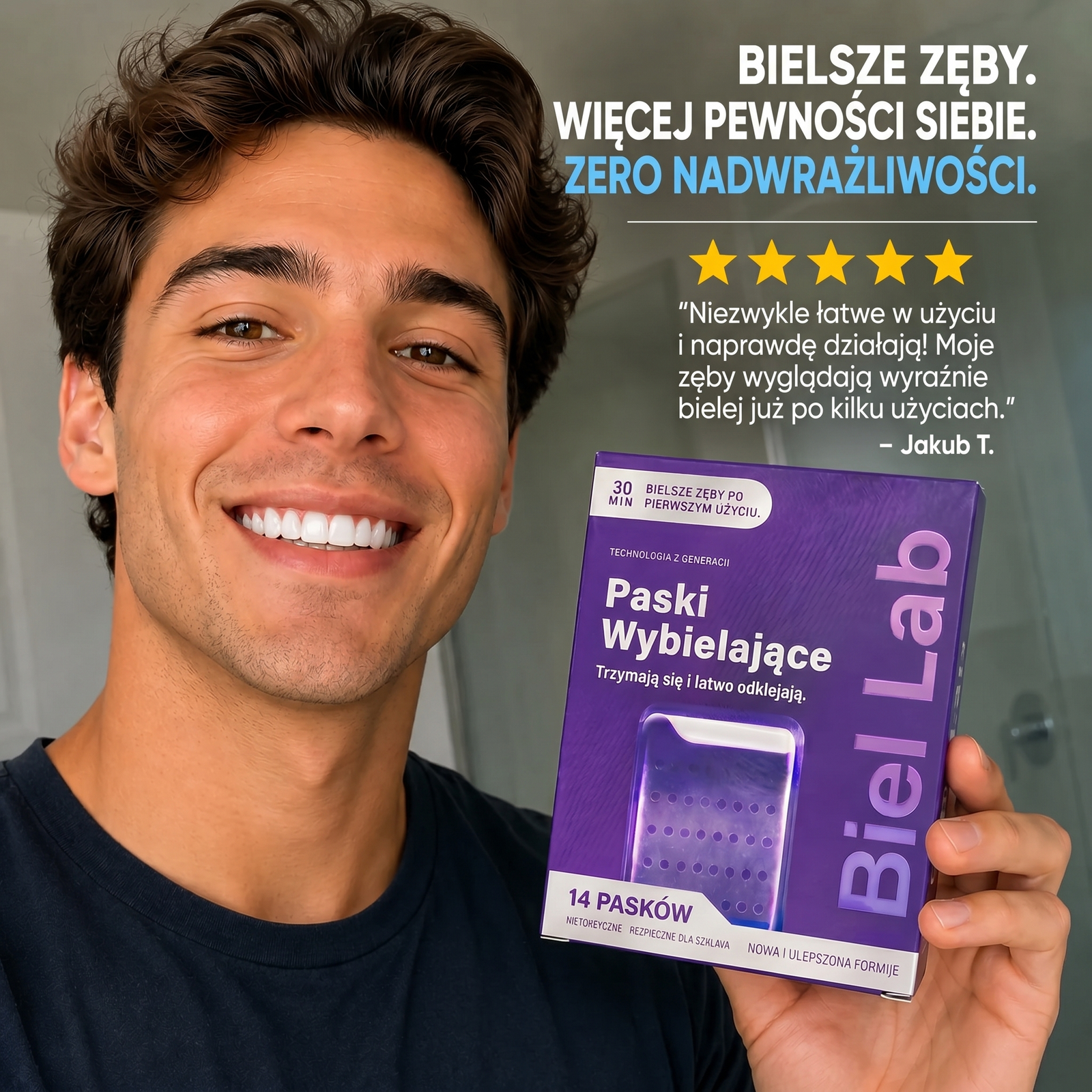 Biel Lab paski wybielające