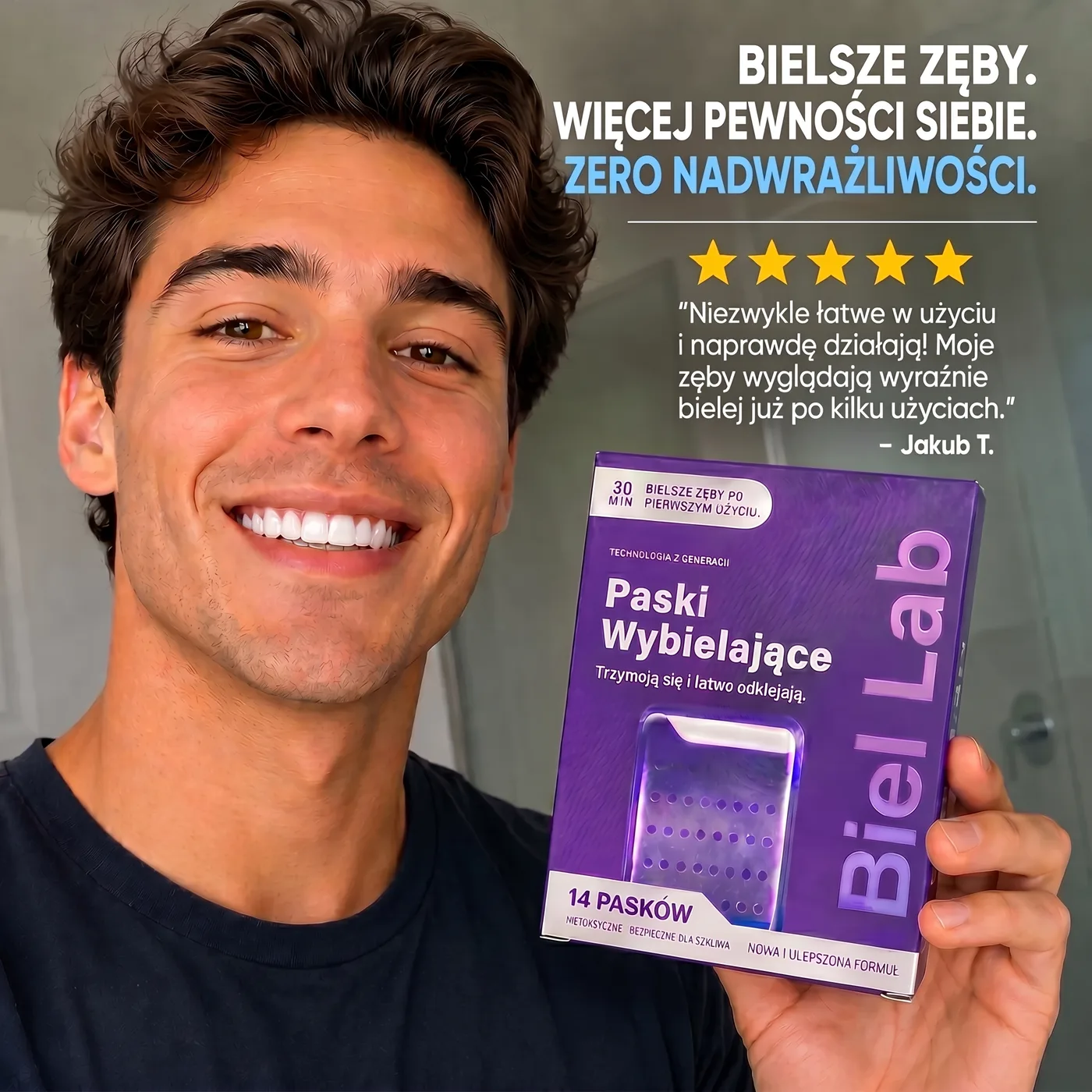 Biel Lab paski wybielające